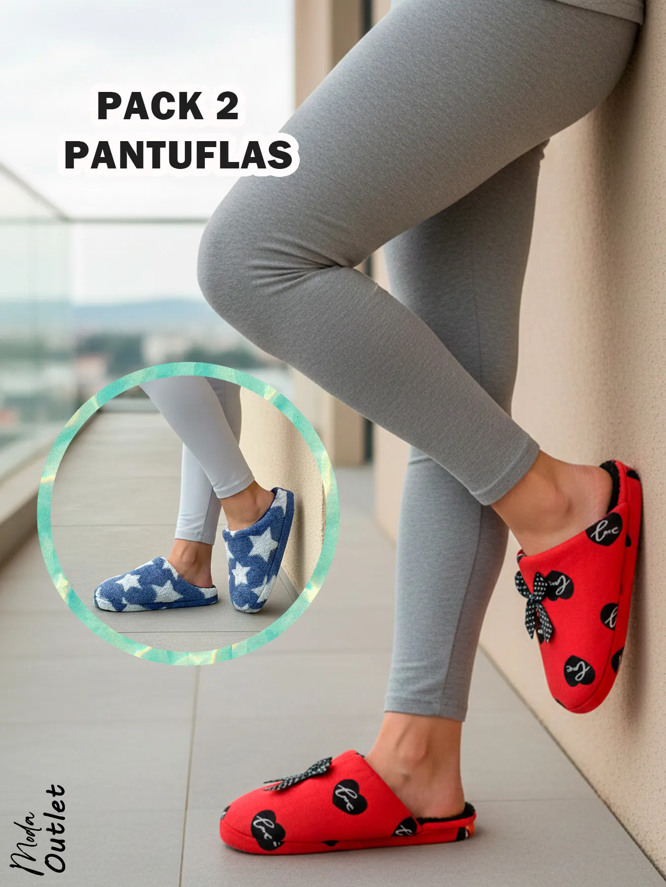 PANTUFLA-02 2 pzas 6405